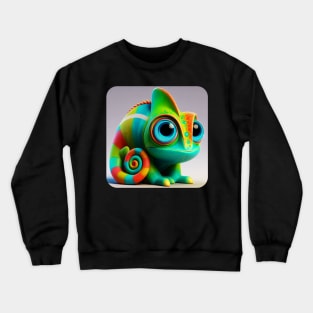 Animals, Insects and Birds - Chameleon #14 Crewneck Sweatshirt